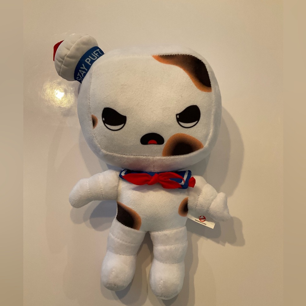 Toasted Stay Puft Burned Ghostbuster Marshmallow Plush